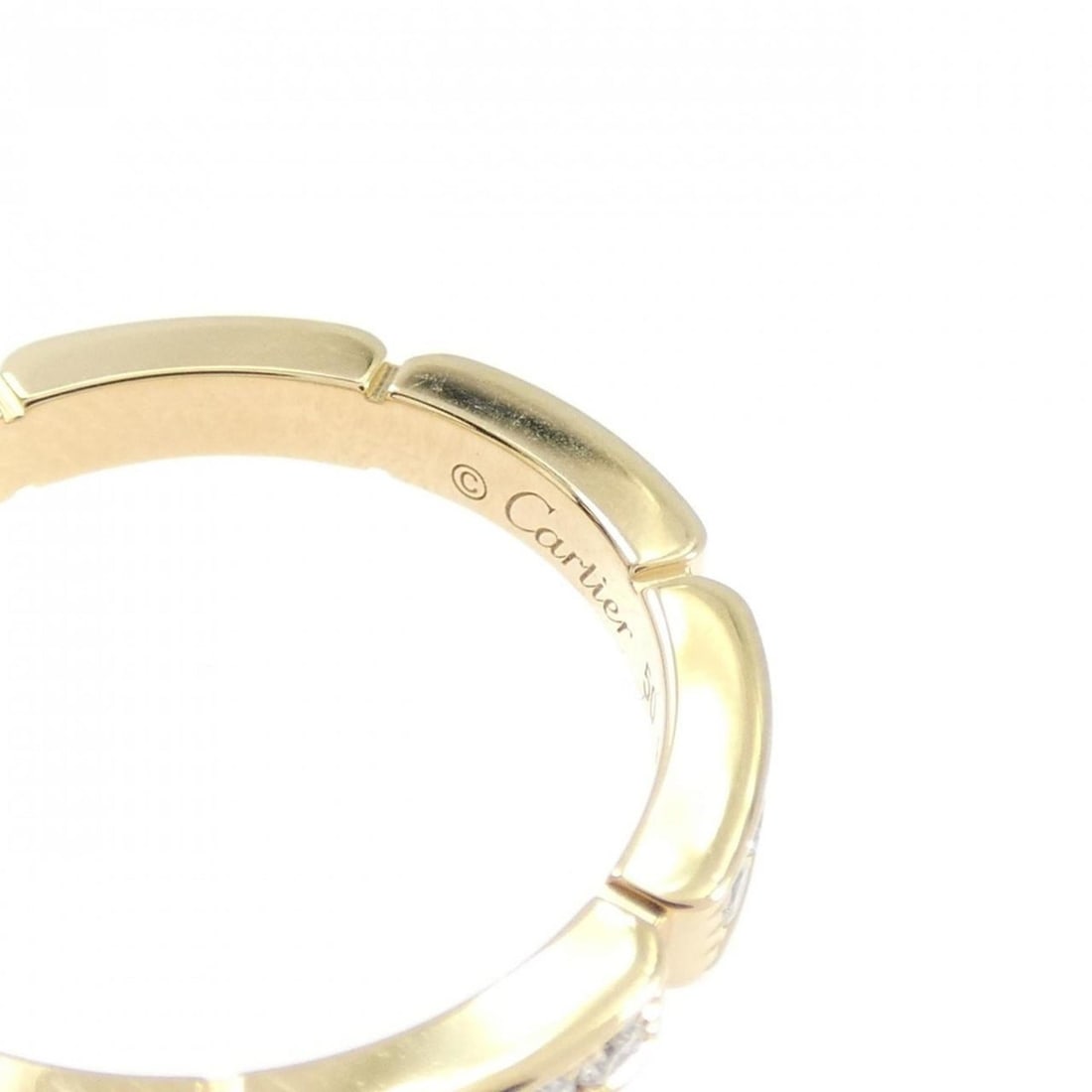 Cartier Maillon Panthère Half-Diamond Ring - 4