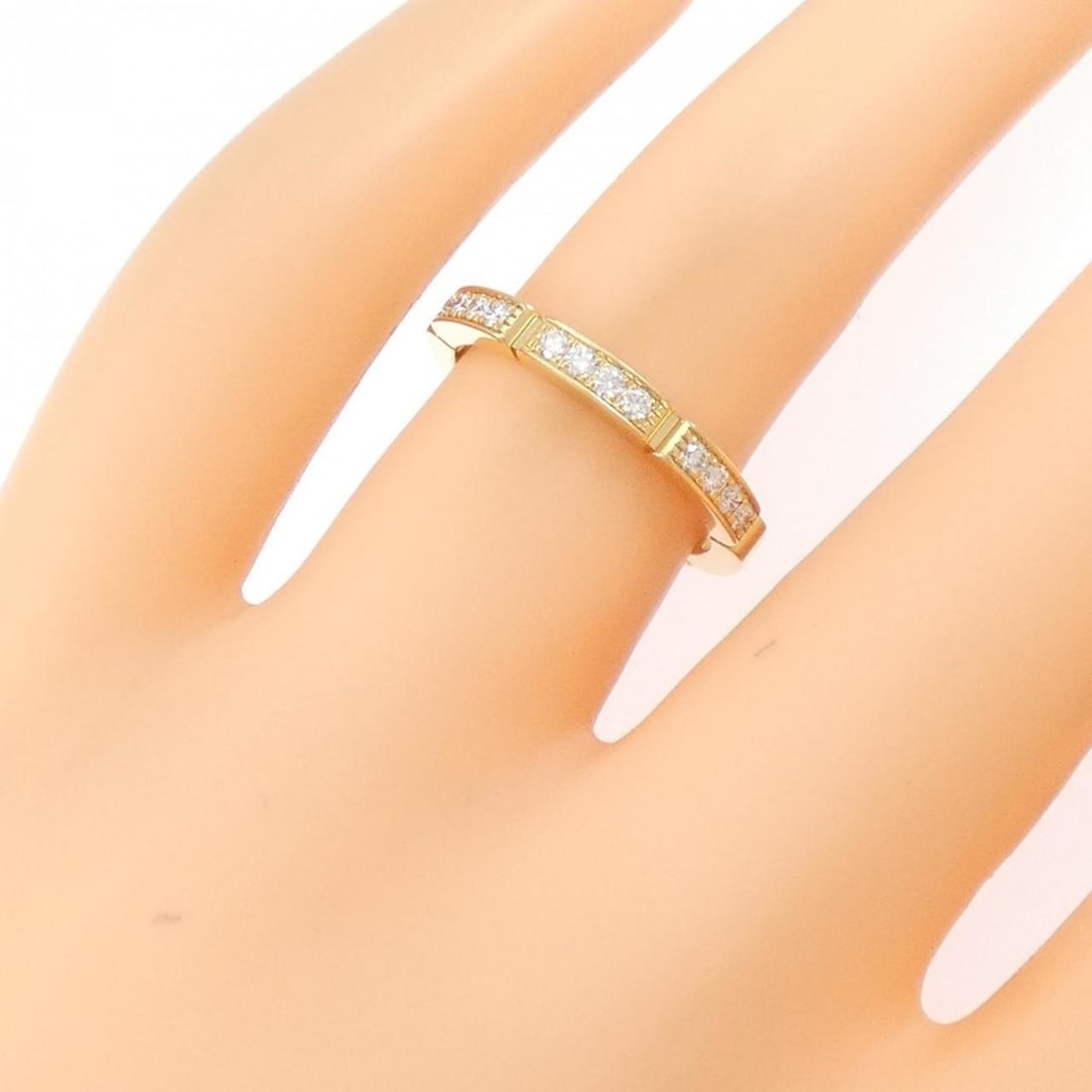 Cartier Maillon Panthère Half-Diamond Ring - 5