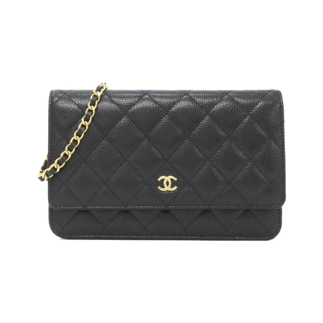 Chanel Timeless Classic Line AP0250 Wallet Chain: --- Catalog ---Category: SizeSize (HxWxD): 12cm x 19cm x 4cm / 4.72'' x 7.48'' x 1.57''Category: DesignType: Chain/Shoulder walletColor: BlackGender: Women,MenMaterial: Grained Calfskin Category: