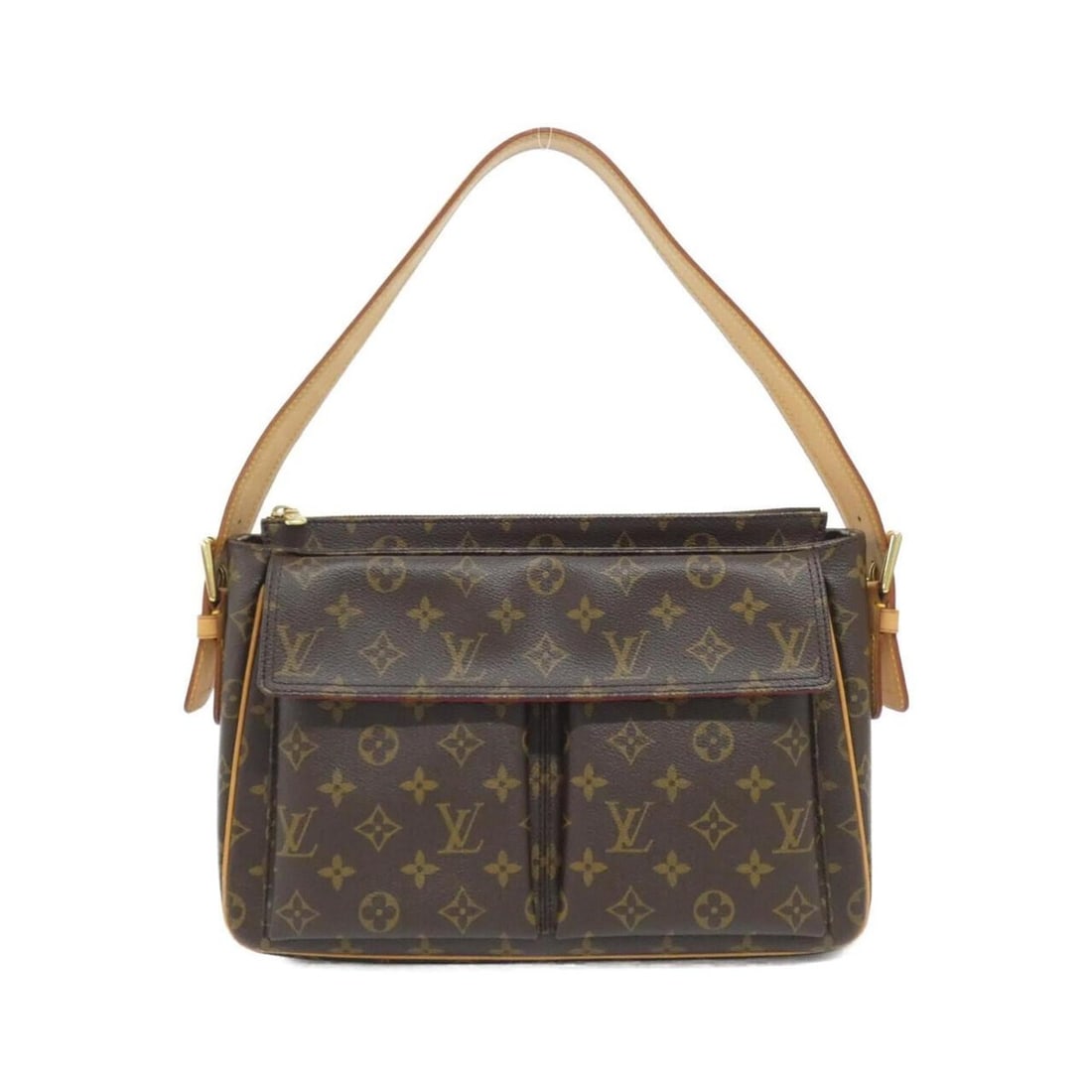 Louis Vuitton Monogram Viva Cite GM M51163 Shoulder Bag: --- Catalog ---Category: SizeSize (HxWxD): 22cm x 31cm x 10cm / 8.66'' x 12.2'' x 3.93''Category: DesignType: Shoulder bagColor: BrownGender: WomenMaterial: Coated canvas Category: GeneralMPN: