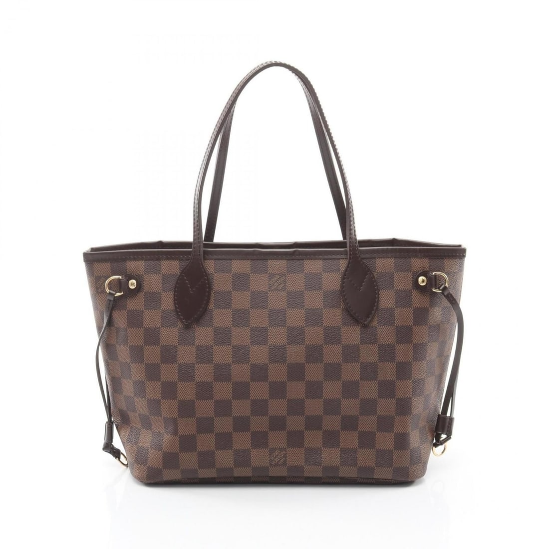 Louis Vuitton Neverfull PM Tote Bag Handbag, Coated Canvas and Leather, Damier Pattern, Women's,: --- Catalog ---Category: SizeSize (HxWxD): 22cm x 29cm x 12.5cm / 8.66'' x 11.41'' x 4.92''Handle Length: 44cm / 17.32''Category: DesignType: Handbag, Tote bagColor: Brown, EbeneGender: WomenMaterial: