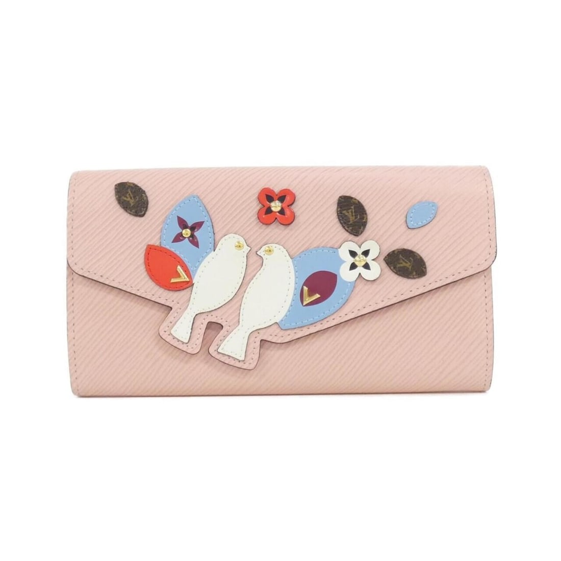 Louis Vuitton Epi (Birds) Portefeuille Sarah M62608 Wallet: --- Catalog ---Category: SizeSize (HxWxD): 10cm x 19cm x 2cm / 3.93'' x 7.48'' x 0.78''Category: DesignType: Long wallet (bi-fold)Color: Rose ballerineGender: WomenMaterial: Leather Leather/Fur Type: