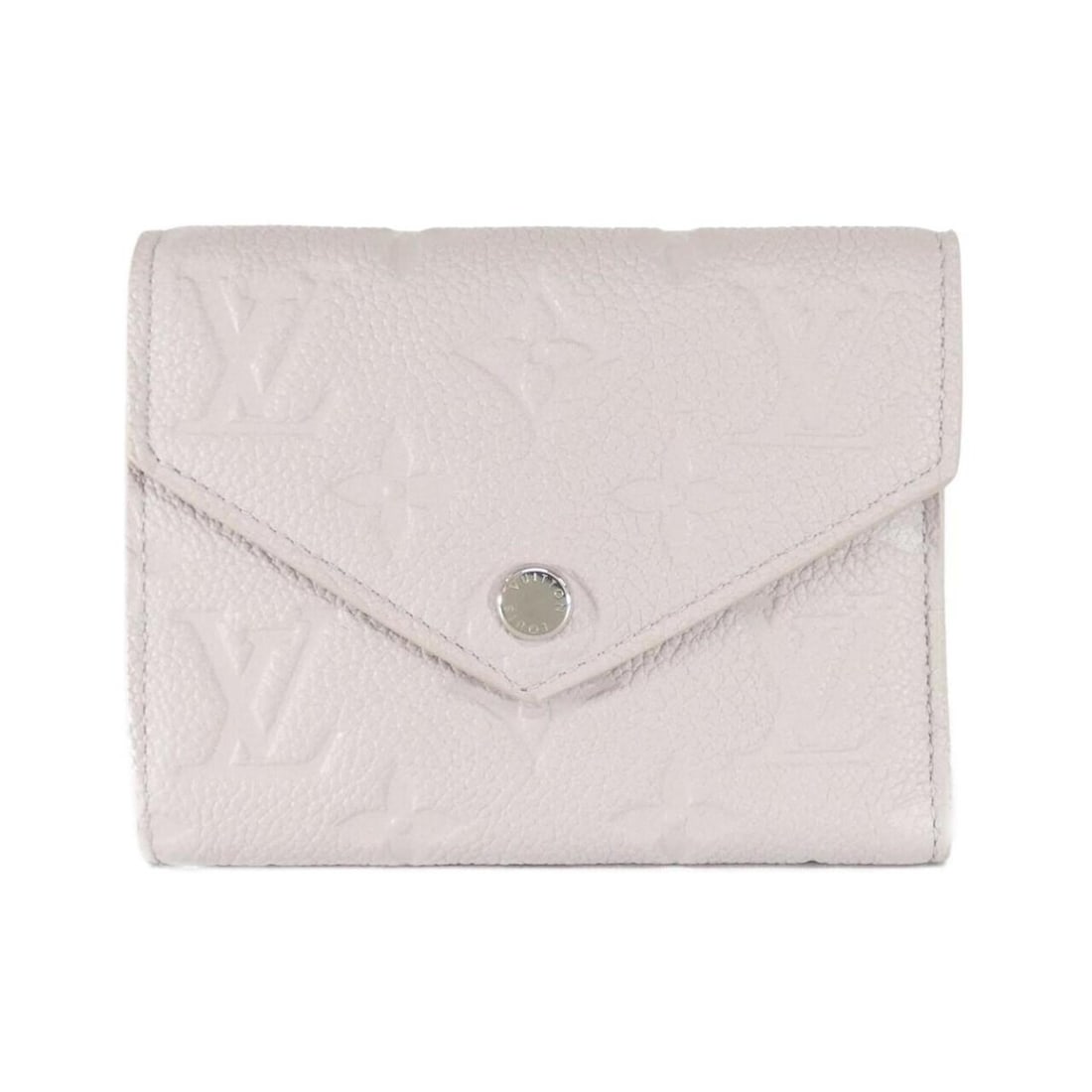 Louis Vuitton Monogram Empreinte Portefeuille Victorine M13466 Wallet: --- Catalog ---Category: SizeSize (HxWxD): 9cm x 12cm x 2cm / 3.54'' x 4.72'' x 0.78''Category: DesignType: Wallet (tri-fold)Color: Gray, Light pinkGender: WomenMaterial: Leather Leather/Fur Type: