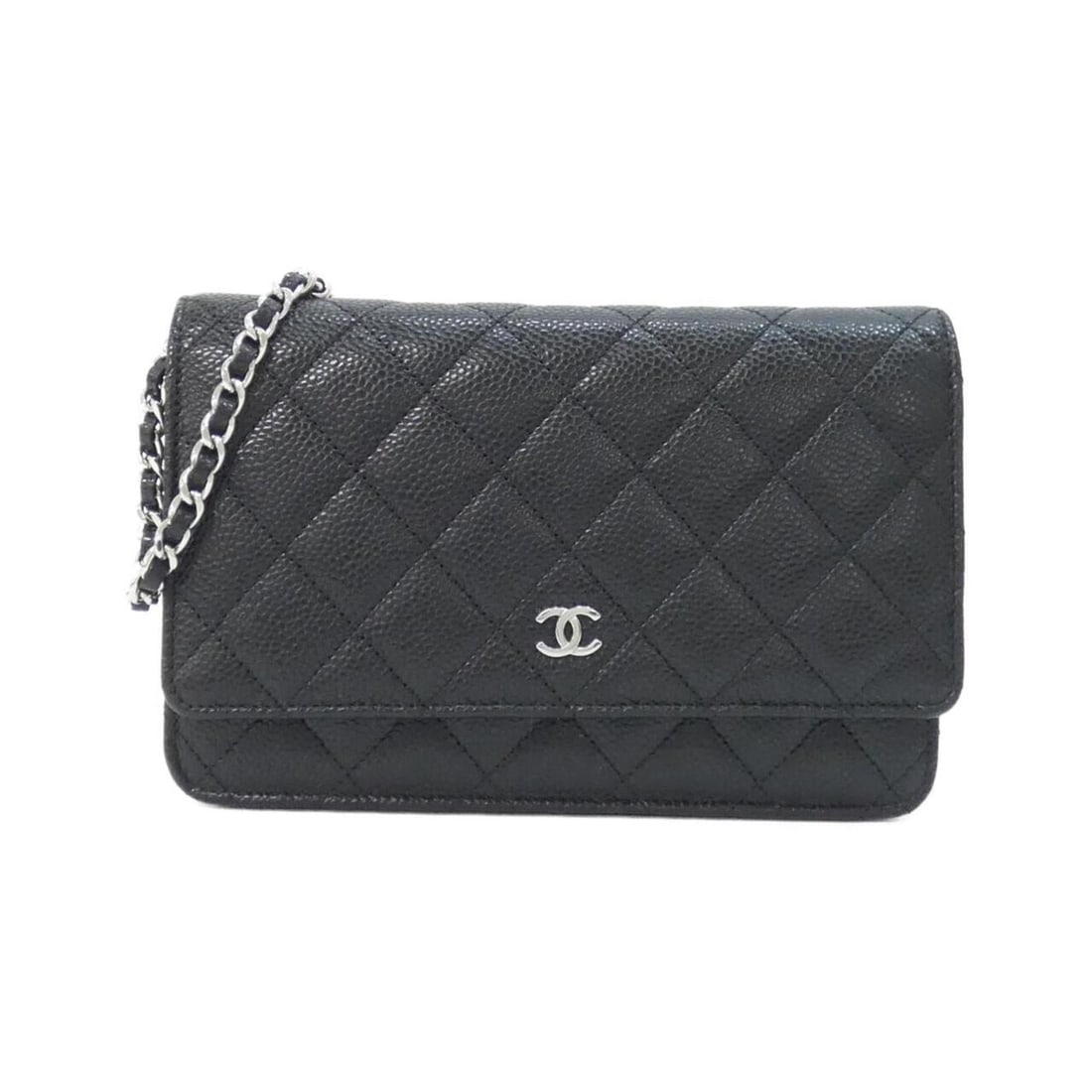 Chanel Timeless Classic Line AP0250 Wallet Chain: --- Catalog ---Category: SizeSize (HxWxD): 12cm x 19cm x 4cm / 4.72'' x 7.48'' x 1.57''Category: DesignType: Chain/Shoulder walletColor: BlackGender: WomenMaterial: Grained Calfskin Category: