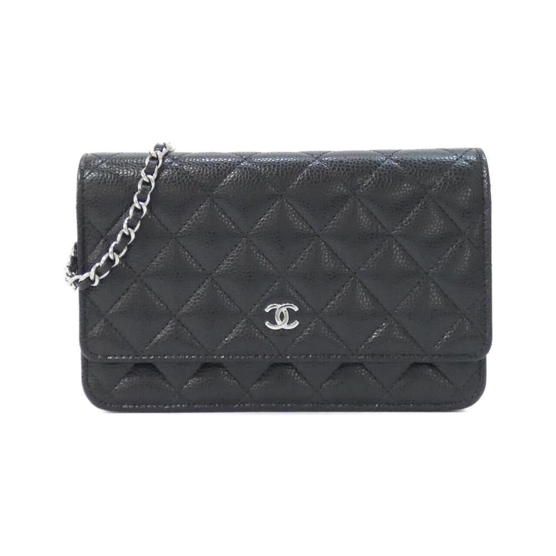 Chanel Timeless Classic Line AP0250 Wallet Chain: --- Catalog ---Category: SizeSize (HxWxD): 12cm x 19cm x 4cm / 4.72'' x 7.48'' x 1.57''Category: DesignType: Chain/Shoulder walletColor: BlackGender: WomenMaterial: Grained Calfskin Category: