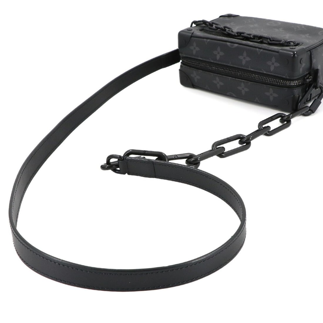 Louis Vuitton Monogram Eclipse Mini Soft Trunk Shoulder Handbag M44735 RFID - 6