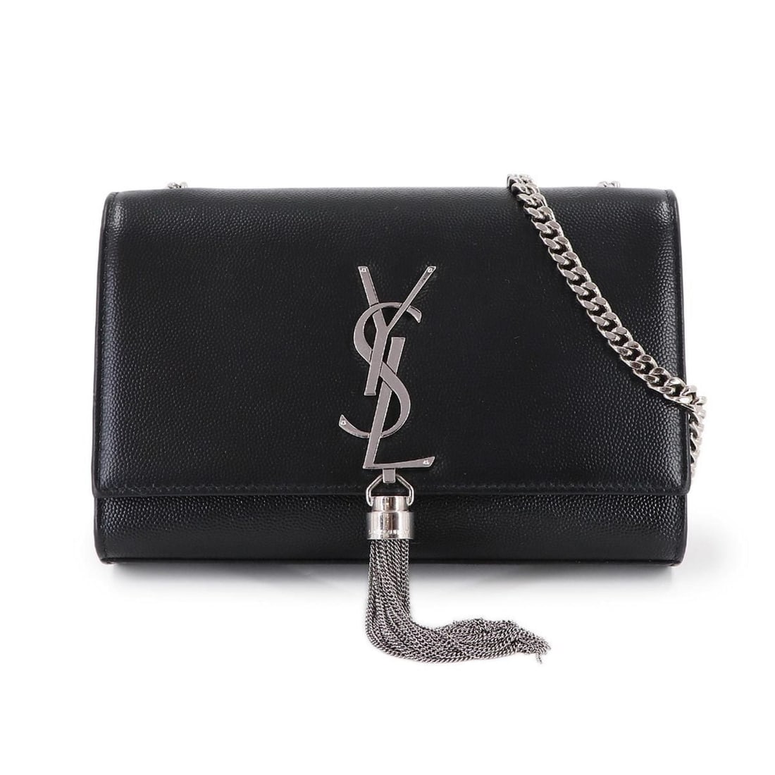Saint Laurent Kate Small Chain Shoulder Handbag, Leather, Black, 474366: --- Catalog ---Category: SizeWeight: 585g / 1.28lb.Size (HxWxD): 13cm x 20cm x 5cm / 5.11'' x 7.87'' x 1.96''Strap Length: 116cm / 45.66''Category: DesignType: Handbag, Shoulder bagColor: