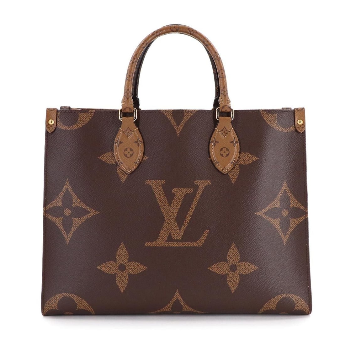 Louis Vuitton Giant Monogram Onthego MM 2-way Tote Shoulder Handbag M45321 (1 of 13)