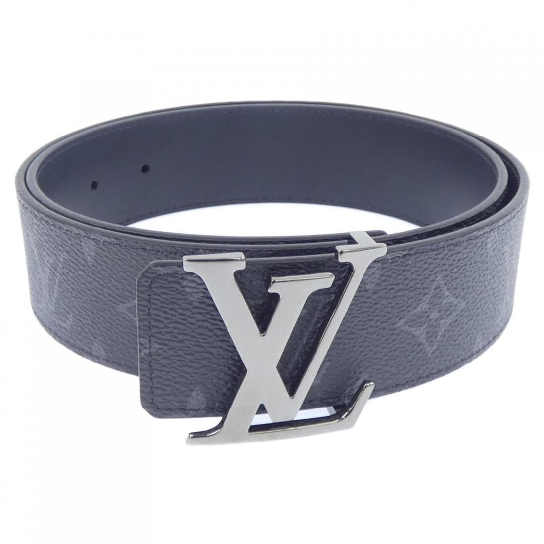 Louis Vuitton LV Initials 40MM Reversible Belt M9043: --- Catalog ---Category: SizeWidth: 4cm / 1.57''Length: 77.5cm - 87.5cm / 30.51'' - 34.44''Category: DesignType: Standard beltColor: BlackGender: MenMaterial (Strap): Canvas Category: GeneralMPN: