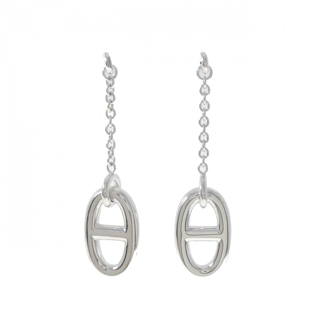 Hermes Farandole Earrings: --- Catalog ---Category: SizeSize (HxWxD): 39.70mm x 10.20mm / 1.56'' x 0.40''Category: DesignType: Chain earringsColor: SilverGender: WomenMaterial: Silver 925Category: GeneralMPN: H108618B 00Brand: