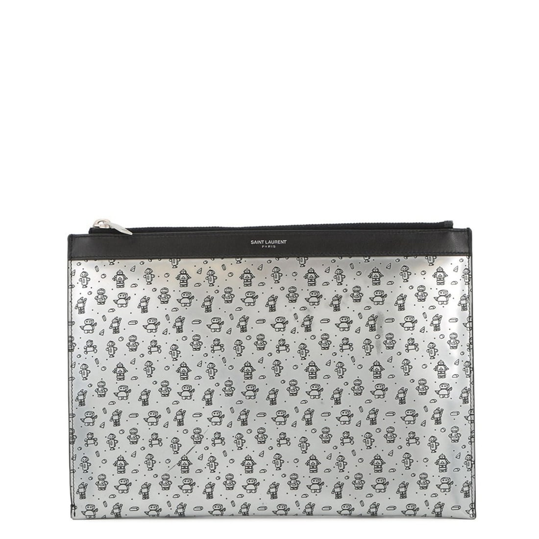 Yves Saint Laurent Saint Laurent Paris Clutch Bag Robot 397294 SAINT LAURENT PARIS Black Handbag: --- Catalog ---Category: SizeSize (HxWxD): 21cm x 29cm / 8.26'' x 11.41''Category: DesignType: Clutch bag, HandbagColor: BlackGender: WomenMaterial: Leather Category: GeneralMPN: 397294Brand: Yves Sai