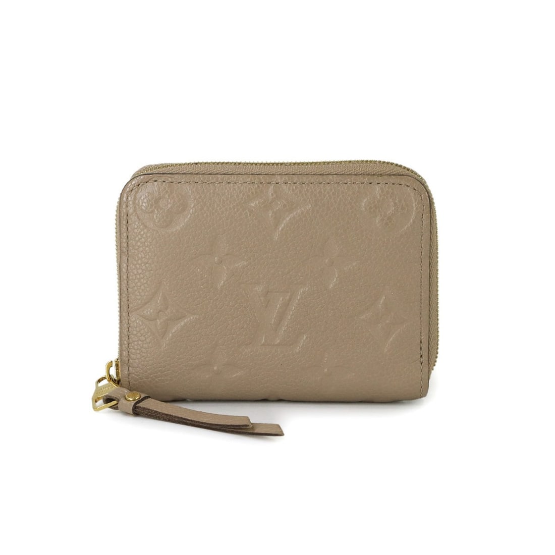Louis Vuitton Monogram Empreinte Zippy Coin Purse Wallet/Coin Case Leather Tourtrere M68696: --- Catalog ---Category: SizeWeight: 97.5g / 3.43oz.Size (HxWxD): 8.5cm x 11cm x 2cm / 3.34'' x 4.33'' x 0.78''Category: DesignType: Coin purse/coin caseColor: TourterelleGender: WomenClosure: ZipperM