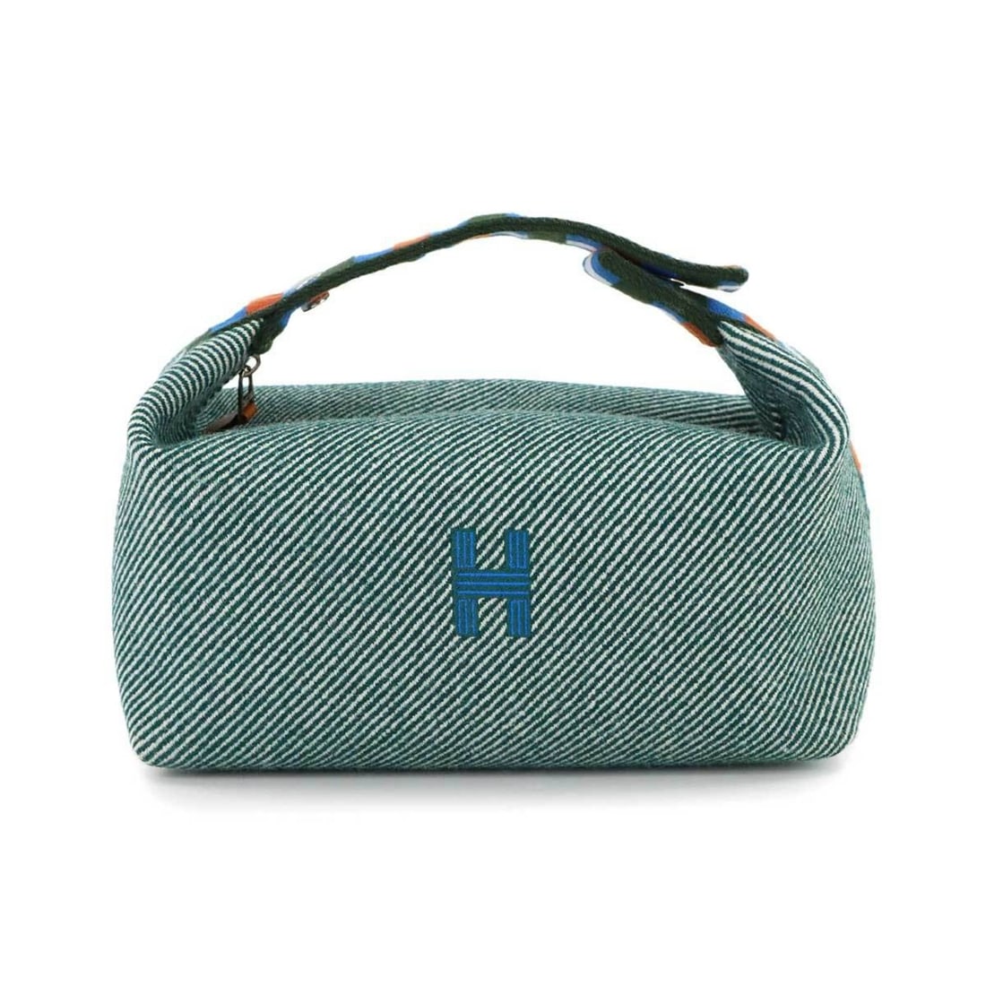 Hermes Bride a Brac PM Handbag, Wool Twill, Vert Forêt, Silver Hardware, Handbag/Pouch: --- Catalog ---Category: SizeWeight: 270g / 9.52oz.Size (HxWxD): 10cm x 20.5cm x 12cm / 3.93'' x 8.07'' x 4.72''Handle Length: 23cm / 9.05''Category: DesignType: Handbag, PouchColor: Multi-color, Vert