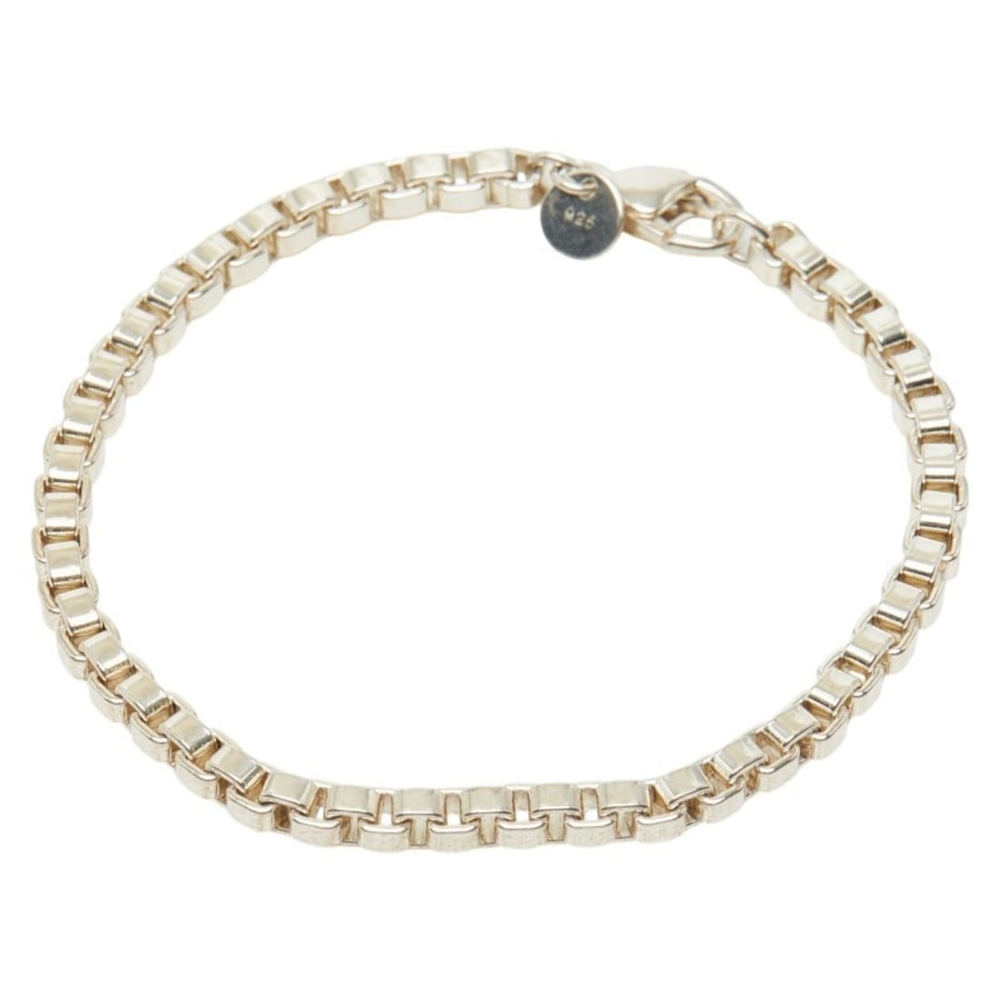 Tiffany & Co. Venetian Link Bracelet, SV925 Silver, Women's.: --- Catalog ---Category: SizeLength: 17.5cm / 6.88''Category: DesignType: Charm braceletGender: WomenMaterial: Silver 925Category: GeneralBrand: Tiffany--- Item List ---Section: ConditionRanking: Rank