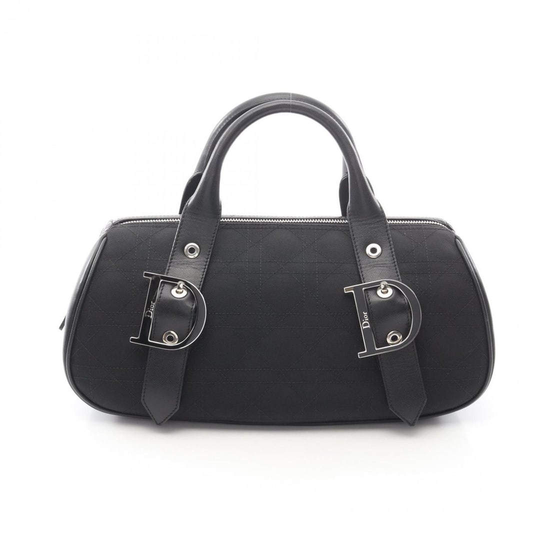 Christian Dior Dior Cannage Tote Bag Handbag Canvas Leather Women's Black: --- Catalog ---Category: SizeSize (HxWxD): 15cm x 32cm x 13cm / 5.9'' x 12.59'' x 5.11''Handle Length: 30cm / 11.81''Category: DesignType: Handbag, Tote bagColor: BlackGender: WomenMaterial: Canvas ,