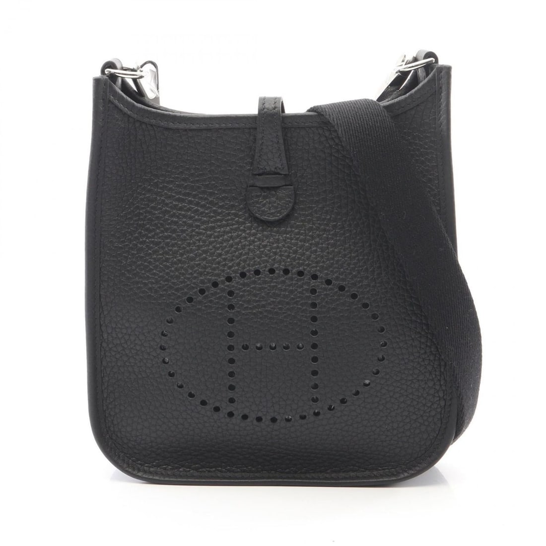 Hermes Evelyne TPM Amazon Shoulder Bag Handbag Leather Taurillon Clemence Women's Black: --- Catalog ---Category: SizeSize (HxWxD): 18cm x 16.5cm x 5.5cm / 7.08'' x 6.49'' x 2.16''Category: DesignType: Handbag, Shoulder bagColor: BlackGender: WomenMaterial: Leather Leather/Fur Type: Tauri