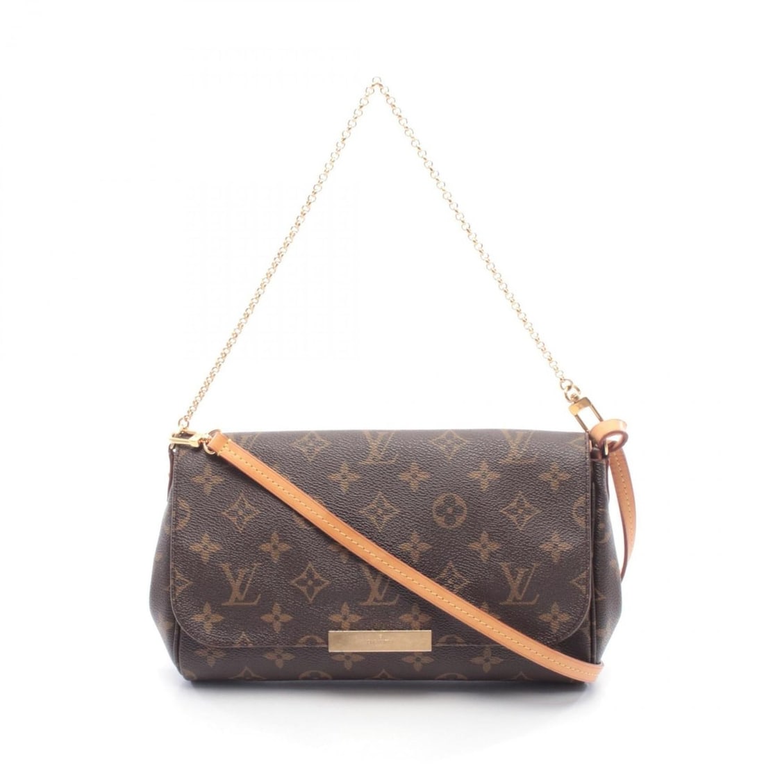 Louis Vuitton Favorite MM Handbag, Coated Canvas and Leather, Monogram Pattern, Women's, Brown,: --- Catalog ---Category: SizeSize (HxWxD): 16.5cm x 24cm x 4cm / 6.49'' x 9.44'' x 1.57''Category: DesignType: HandbagColor: BrownGender: WomenMaterial: Coated canvas , Leather Category: GeneralMPN: M
