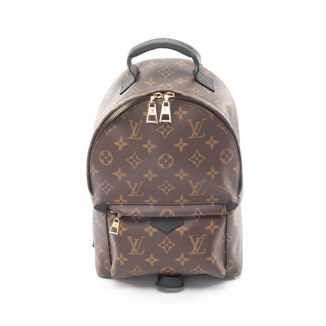 Louis Vuitton Palm Springs PM Backpack/Handbag, Coated Canvas and Leather, Monogram Pattern,: --- Catalog ---Category: SizeSize (HxWxD): 29cm x 21cm x 9cm / 11.41'' x 8.26'' x 3.54''Category: DesignType: Backpack, HandbagColor: Black, BrownGender: WomenMaterial: Coated canvas , Leather Categor