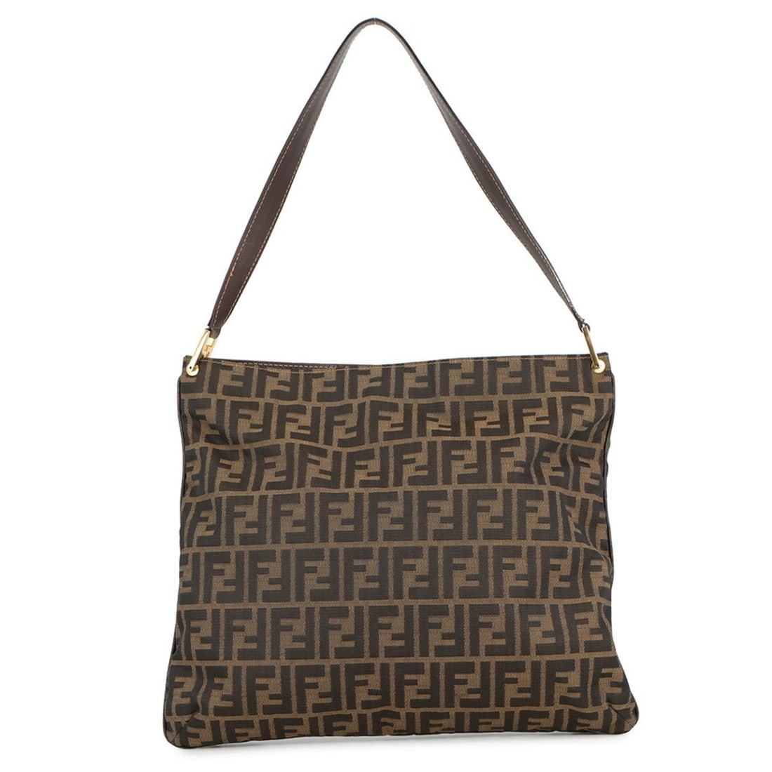 Fendi Shoulder Bag, Zucca Pattern, Canvas and Leather, 15082, FENDI Handbag, Women's: --- Catalog ---Category: SizeSize (HxWxD): 34.5cm x 40cm x 1cm / 13.58'' x 15.74'' x 0.39''Category: DesignType: Handbag, Shoulder bagColor: BrownGender: WomenMaterial: Zucca Category: GeneralMPN: 150