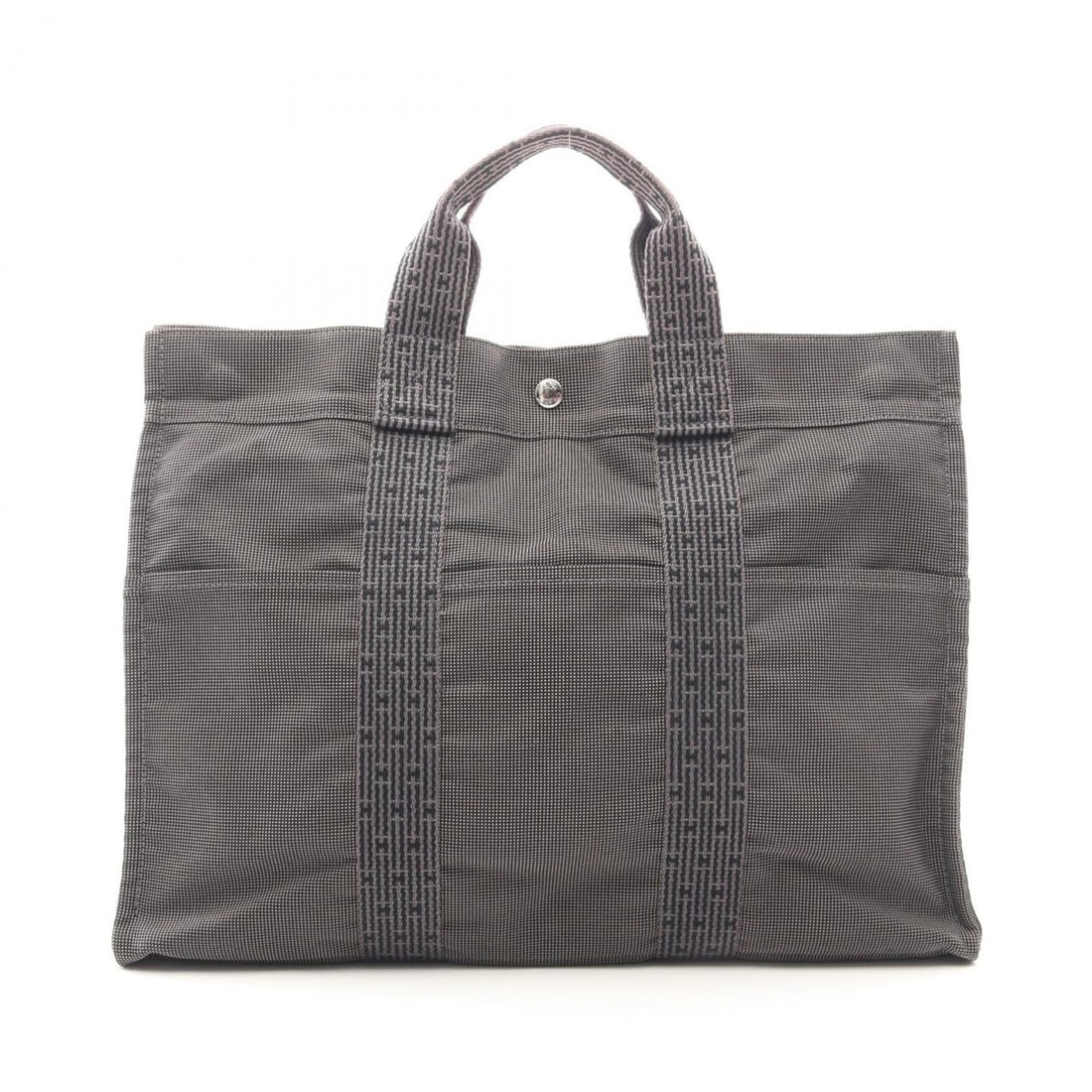 Hermes Herline MM Tote Bag/Handbag, Canvas/Nylon Canvas, Men's/Women's, Gray (1 of 20)