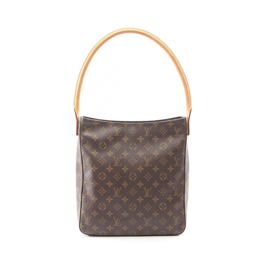 Louis Vuitton Looping GM Shoulder Bag/Handbag, Coated Canvas and Leather, Monogram Pattern, Women's,: --- Catalog ---Category: SizeSize (HxWxD): 31cm x 28.5cm x 11cm / 12.2'' x 11.22'' x 4.33''Category: DesignType: Handbag, Shoulder bagColor: BrownGender: WomenMaterial: Coated canvas , Leather Categor