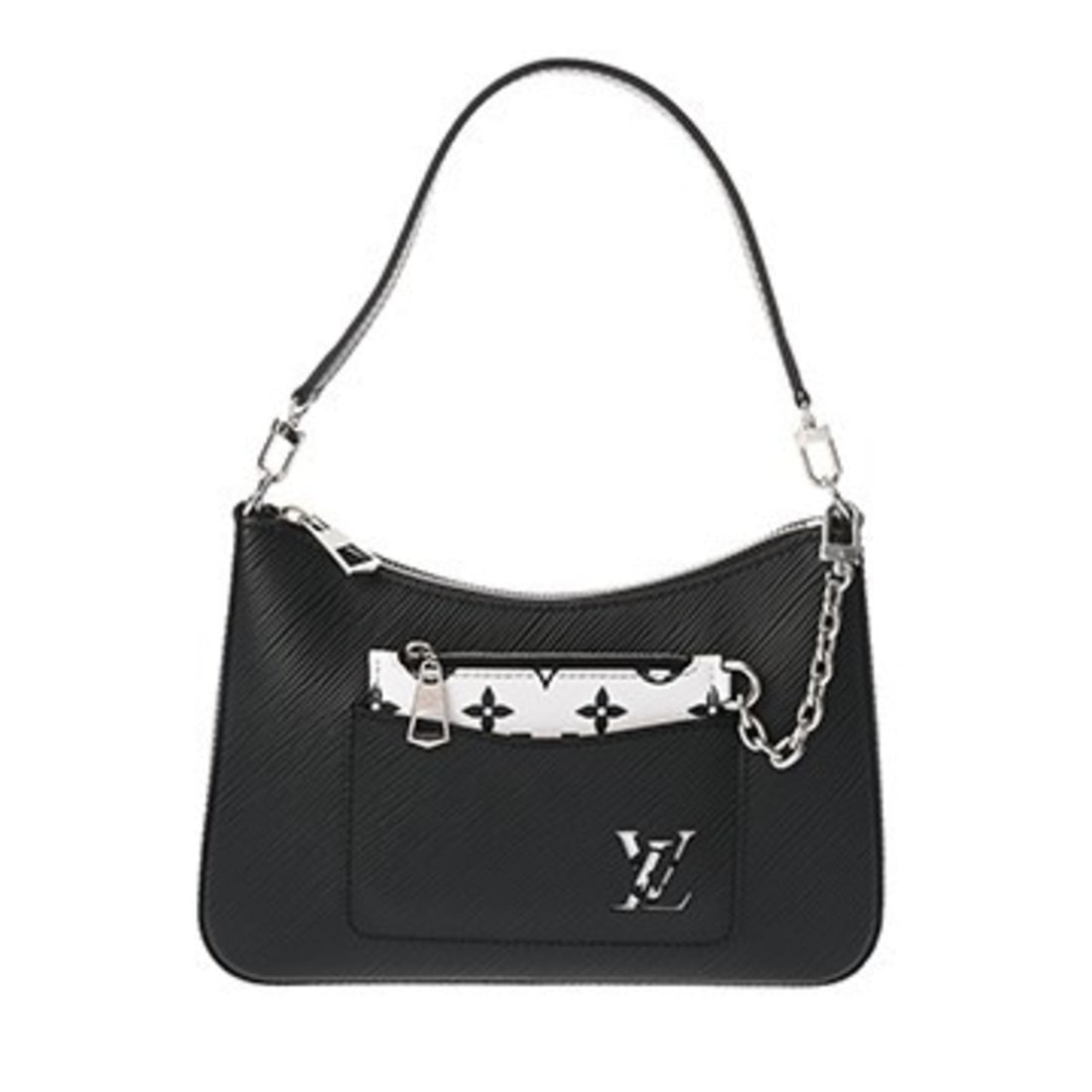 LOUIS VUITTON Louis Vuitton Epi Marelle Noir M80689 Women's Leather Shoulder Bag A Rank Used Ginzo: --- Catalog ---Category: SizeSize (HxWxD): 14.5cm x 25cm x 7.5cm / 5.7'' x 9.84'' x 2.95''Category: DesignType: Pouch, Shoulder bagColor: NoirGender: WomenMaterial: Leather Hardware Color: SilverCateg