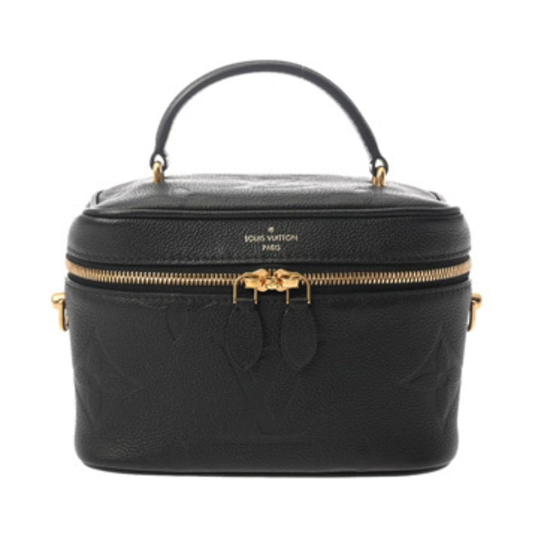 LOUIS VUITTON Louis Vuitton Monogram Empreinte Vanity PM Noir M45598 Women's Leather Bag AB Rank: --- Catalog ---Category: SizeSize (HxWxD): 13cm x 19cm x 11cm / 5.11'' x 7.48'' x 4.33''Category: DesignType: Vanity bagColor: NoirGender: WomenMaterial: Leather Category: GeneralMPN: M45598Brand: Lou