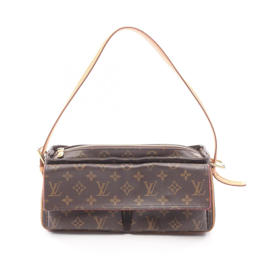 Louis Vuitton LOUIS VUITTON Vivacite MM Shoulder Bag Handbag Coated Canvas Leather Monogram Women's: --- Catalog ---Category: SizeSize (HxWxD): 14cm x 30cm x 8.5cm / 5.51'' x 11.81'' x 3.34''Strap Length: 60cm - 70cm / 23.62'' - 27.55''Category: DesignType: Handbag, Shoulder bagColor: BrownGender: Wo