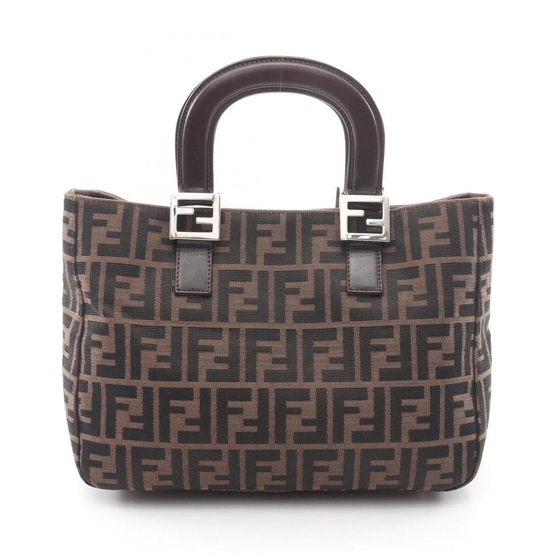 Fendi Zucca Tote Bag Handbag, Canvas and Leather, Women's, Brown: --- Catalog ---Category: SizeSize (HxWxD): 22cm x 29cm x 11cm / 8.66'' x 11.41'' x 4.33''Handle Length: 36cm / 14.17''Category: DesignType: Handbag, Tote bagColor: BrownGender: WomenMaterial: Canvas ,