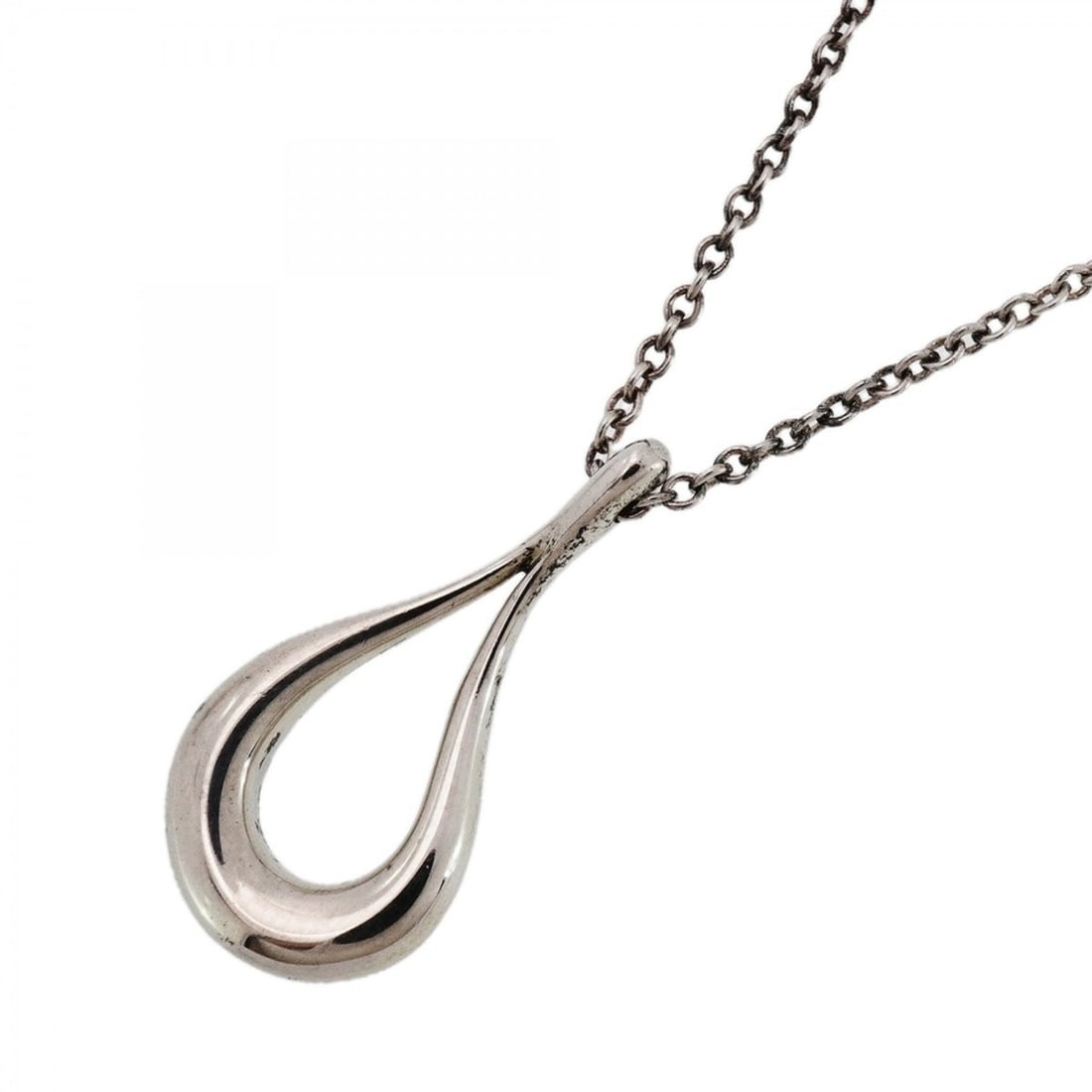 Tiffany & Co. Teardrop Necklace, Sterling Silver 925, Women's: --- Catalog ---Category: SizePendant Size: 19.7mm x 9.9mm / 0.77'' x 0.38''Neck Circumference: 46.5 cm / 18.3''Category: DesignGender: WomenMaterial: Silver 925Necklace Type: NecklaceCategory: General