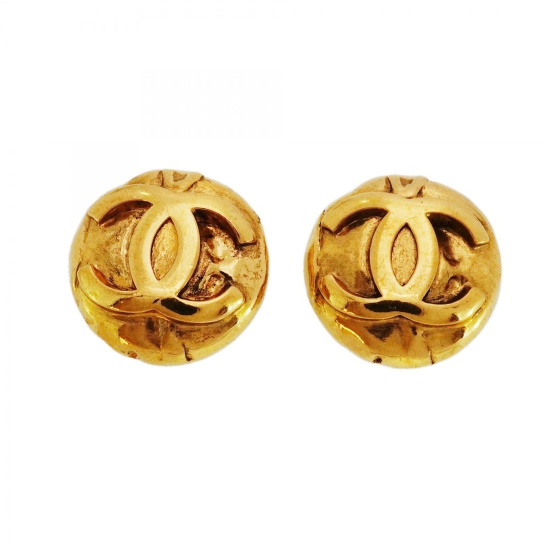 Chanel Earrings, Coco Mark Circle, GP Plated Gold, Women's: --- Catalog ---Category: SizeSize (HxWxD): 20.00mm x 20.00mm / 0.79'' x 0.79''Category: DesignType: Clip earringsColor: GoldGender: WomenMaterial: Gold platingCategory: GeneralBrand: Chanel--- Item Li