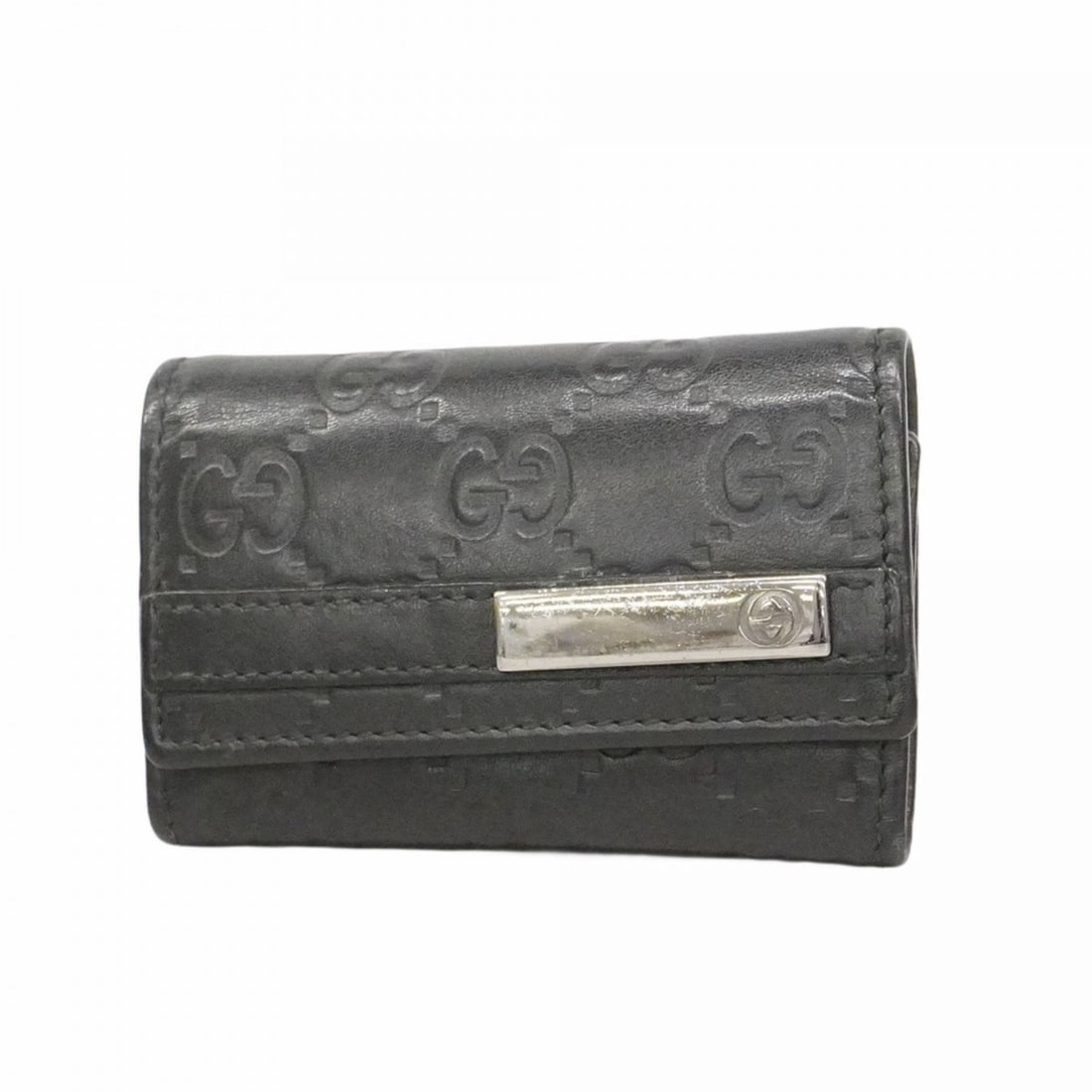 Gucci Accessories/Key Case, Guccissima, 237509, Leather, Black, Men's, P2451749: --- Catalog ---Category: DesignType: KeycaseColor: BlackGender: MenMaterial: Leather Category: GeneralMPN: 237509Brand: GucciCategory: Physical PropertiesSize (HxWxD): 6.5cm x 9.5cm x 2cm / 2.55'' x 3