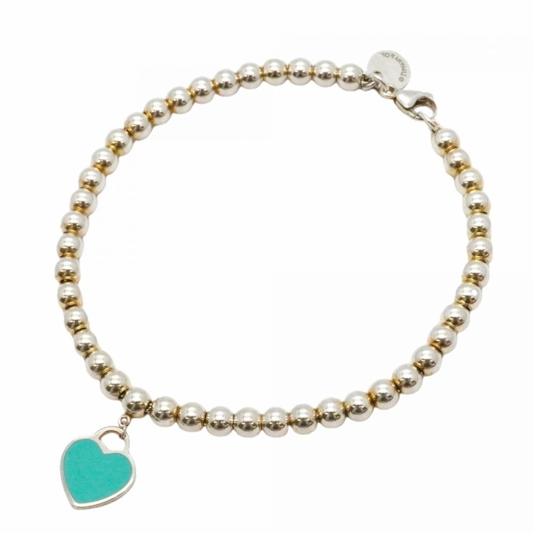 Tiffany & Co. Return to Heart Bracelet, Sterling Silver 925, Blue, Women's, P2421172: --- Catalog ---Category: SizeLength: 16cm / 6.29''Category: DesignType: Charm braceletColor: BlueGender: WomenMaterial: Silver 925Category: GeneralBrand: Tiffany--- Item List ---Section: ConditionRank