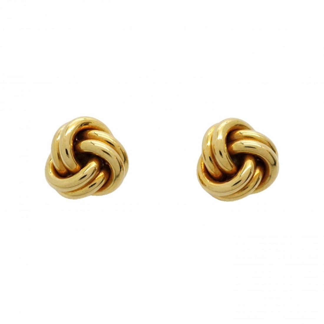 Tiffany & Co. Knot Earrings, 18K Yellow Gold, Women's, P2420205 (1 of 18)