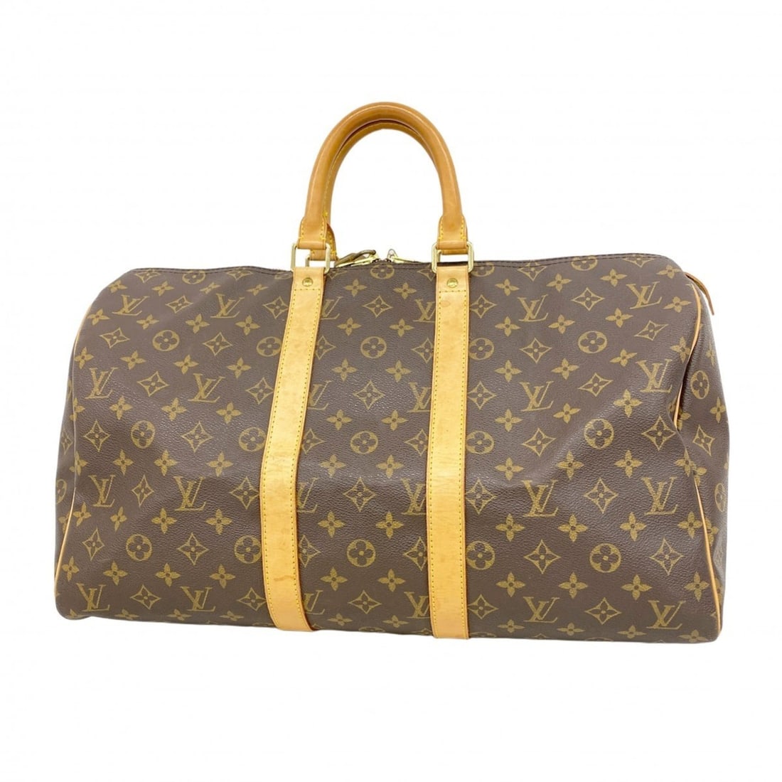Louis Vuitton Bags - Boston Monogram Keepall 45 M41428 Brown Men's & Women's: --- Catalog ---Category: SizeSize (HxWxD): 21cm x 30cm x 17cm / 8.26'' x 11.81'' x 6.69''Category: DesignType: Boston bagColor: BrownGender: Men,WomenCategory: GeneralMPN: M41428Brand: Louis Vuitton--