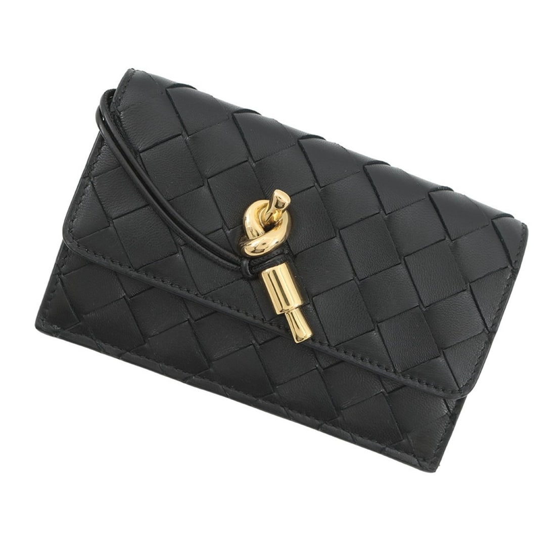 Bottega Veneta Andiamo Leather Wallet 776031, Black. Also available: wallets, coin purses, and: --- Catalog ---Category: SizeSize (HxWxD): 9cm x 14cm / 3.54'' x 5.51''Category: DesignType: Coin purse/coin caseColor: BlackGender: Women,MenMaterial: Leather Category: GeneralMPN: 776031Brand: Botte