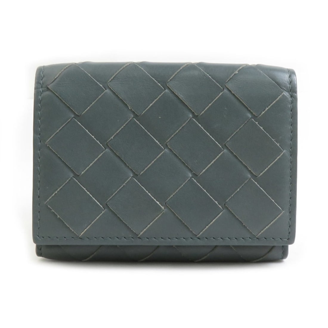 Bottega Veneta Tri-fold Wallet in Intrecciato Leather, Gray, Men's and Women's, Free Shipping,: --- Catalog ---Category: SizeSize (HxWxD): 7.3cm x 10cm x 2.5cm / 2.87'' x 3.93'' x 0.98''Category: DesignType: Wallet (tri-fold)Color: GrayGender: Men,WomenMaterial: Leather Category: GeneralBrand: B