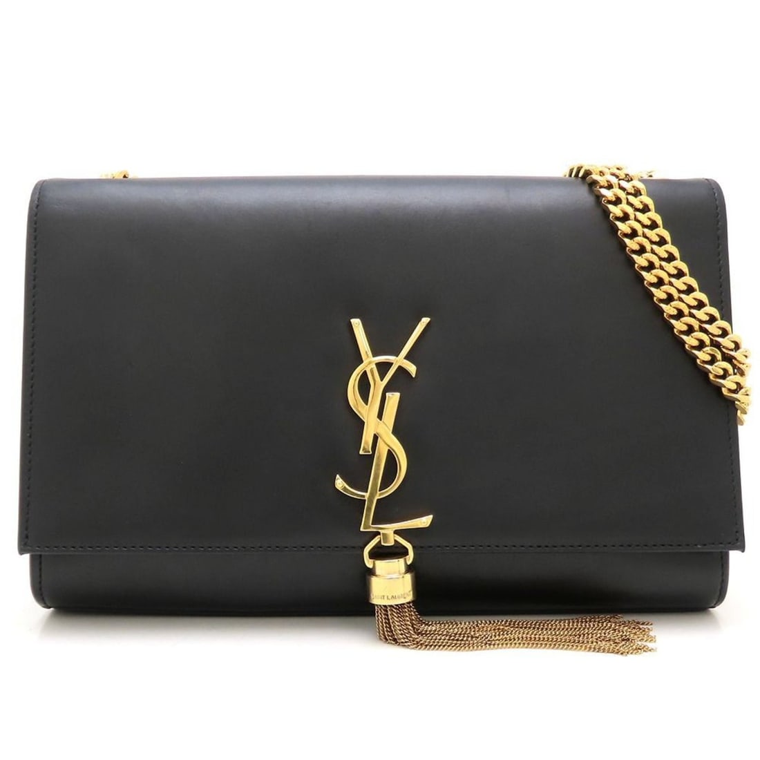 YVES SAINT LAURENT Kate Tassel Medium Shoulder Bag 354119 Leather Black Women's 353157: --- Catalog ---Category: SizeSize (HxWxD): 15cm x 24cm x 5.5cm / 5.9'' x 9.44'' x 2.16''Category: DesignType: Shoulder bagColor: BlackGender: WomenMaterial: Leather Category: GeneralBrand: Yves Saint