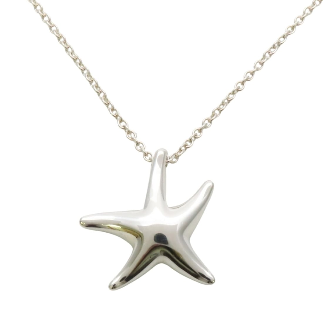 Tiffany & Co. Starfish Necklace, Sterling Silver 925, Elsa Peretti Design, Women's. (1 of 13)