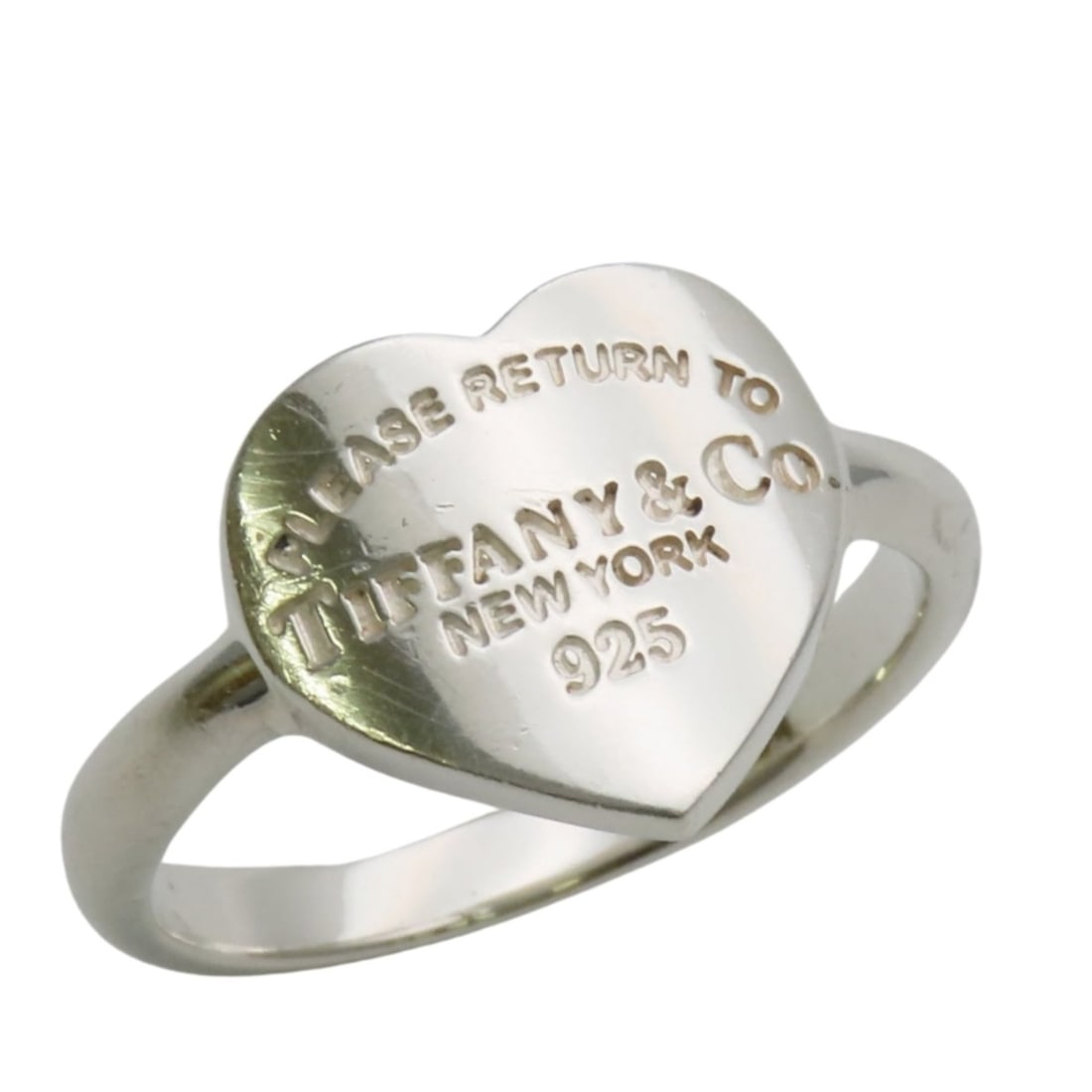 Tiffany & Co. Return to Heart Tag Ring, SV925, Women's.: --- Catalog ---Category: SizeJP Size: 12US Size: 6.5Category: DesignType: Band ringColor: SilverGender: WomenMaterial: Silver 925Category: GeneralBrand: Tiffany--- Item List ---Section: ConditionRanki