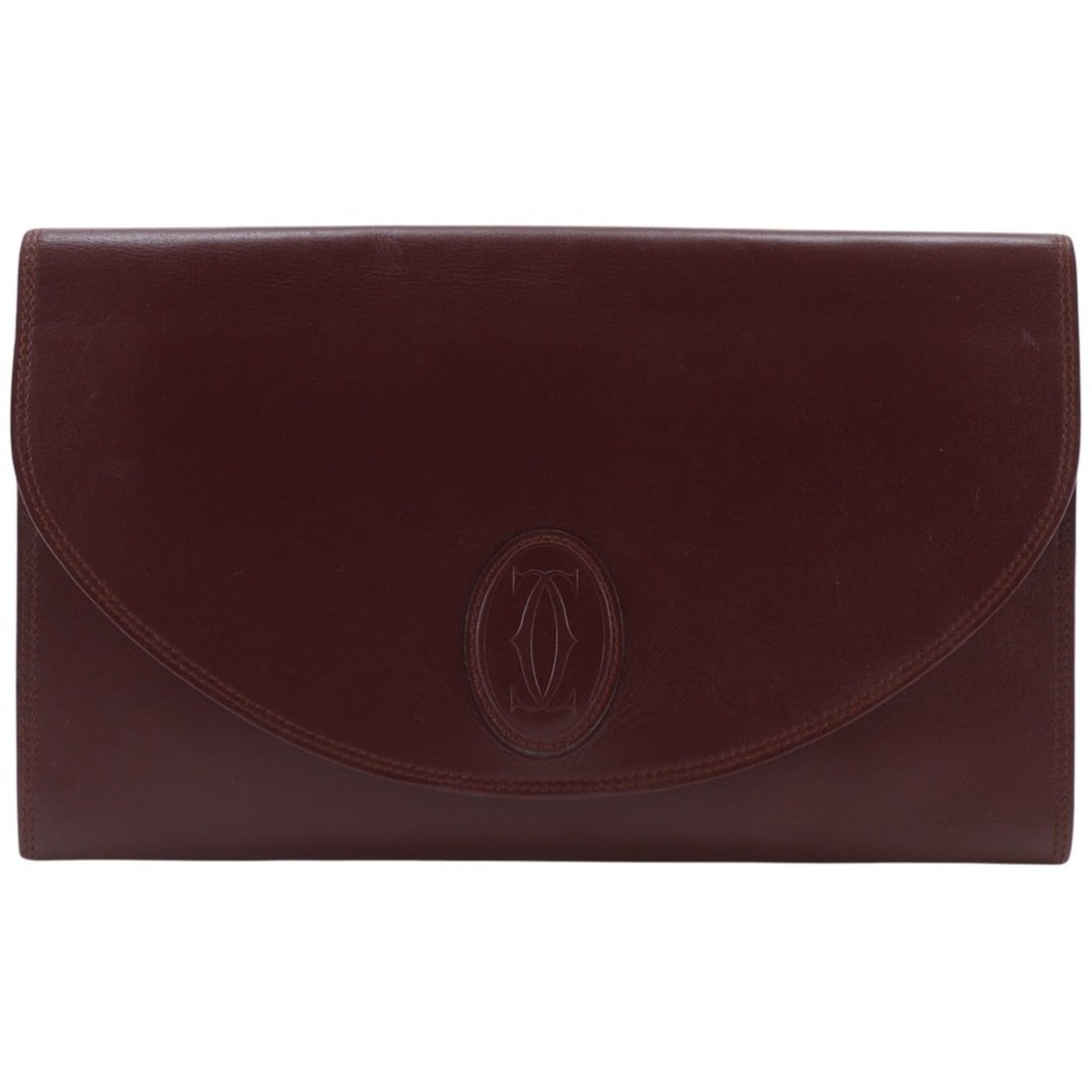 Cartier Must Line Clutch Bag, Calfskin, Bordeaux, Magnetic Closure, Women's: --- Catalog ---Category: SizeSize (HxWxD): 17cm x 28cm x 1.5cm / 6.69'' x 11.02'' x 0.59''Category: DesignType: Clutch bagColor: BordeauxGender: WomenMaterial: Leather Leather/Fur Type: CalfskinCatego
