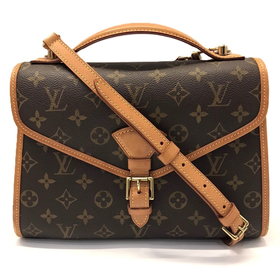 Louis Vuitton Bel Air Monogram Shoulder Bag Handbag Brown M51122 LOUIS VUITTON (1 of 9)