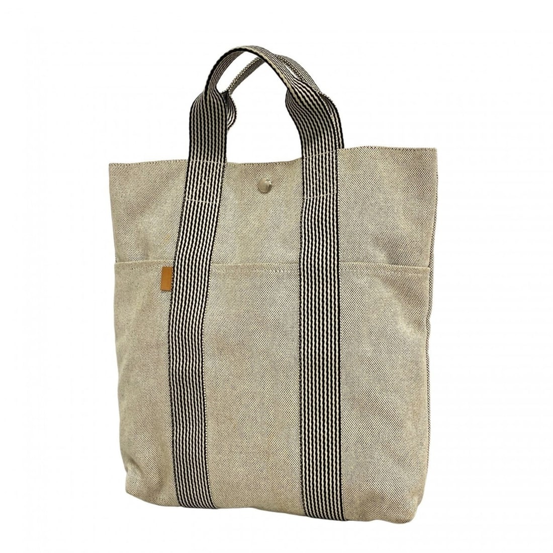 Hermes New Fourre-Tout Cabas Tote Bag, Canvas, Gray, Women's: --- Catalog ---Category: SizeSize (HxWxD): 37cm x 30cm x 8cm / 14.56'' x 11.81'' x 3.14''Category: DesignType: Tote bagColor: GrayGender: WomenMaterial: Canvas Hardware Color: SilverCategory: GeneralB