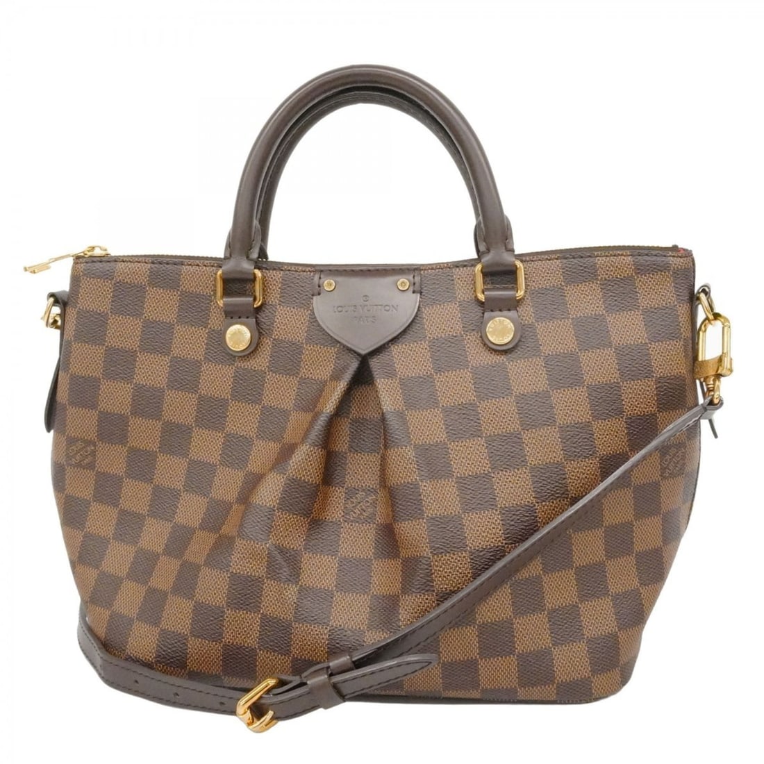 Louis Vuitton Damier Siena PM Handbag N41545 Ebene 2-way bag for women (1 of 15)