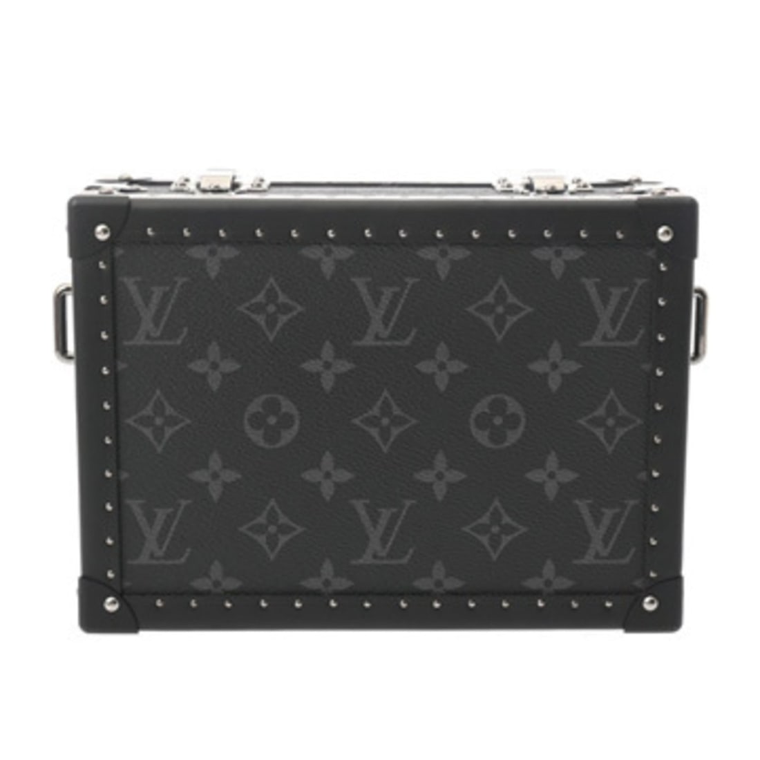 LOUIS VUITTON Louis Vuitton Monogram Eclipse Clutch Box Black M20252 Men's Canvas Shoulder Bag A: --- Catalog ---Category: SizeSize (HxWxD): 15.5cm x 22cm x 7.5cm / 6.1'' x 8.66'' x 2.95''Category: DesignType: Shoulder bagColor: BlackGender: MenMaterial: Monogram Eclipse Category: GeneralMPN: M202