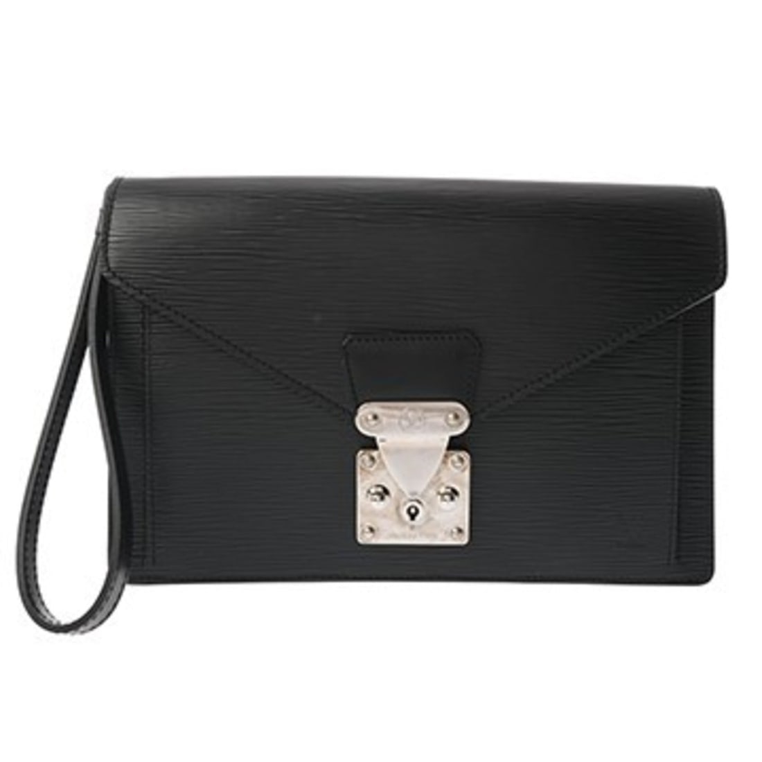 LOUIS VUITTON Louis Vuitton Epi Serie Dragonne Noir M52612 Men's Leather Second Bag A Rank Used (1 of 11)