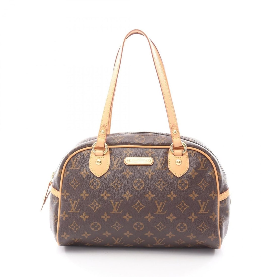 Louis Vuitton Montorgueil PM Shoulder Bag/Handbag, Coated Canvas and Leather, Monogram Pattern,: --- Catalog ---Category: SizeSize (HxWxD): 20cm x 32cm x 14cm / 7.87'' x 12.59'' x 5.51''Category: DesignType: Shoulder bagColor: Brown, MonogramGender: WomenMaterial: Coated canvas , Leather Category