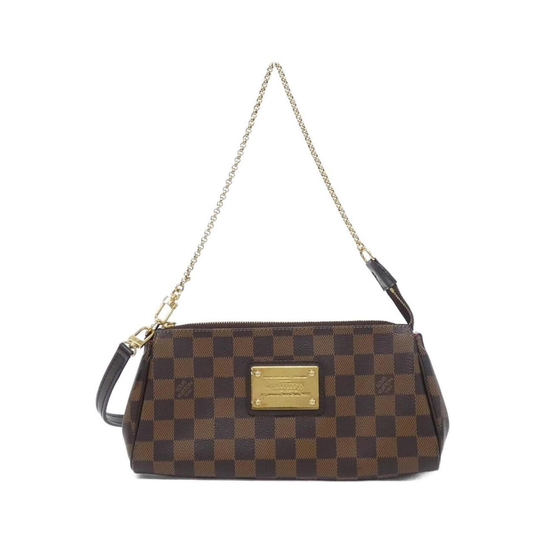 Louis Vuitton Damier Eva N55213 Shoulder Bag: --- Catalog ---Category: SizeSize (HxWxD): 13cm x 26cm x 4cm / 5.11'' x 10.23'' x 1.57''Category: DesignType: Shoulder bagColor: BrownGender: WomenMaterial: Coated canvas Category: GeneralMPN: N55213B