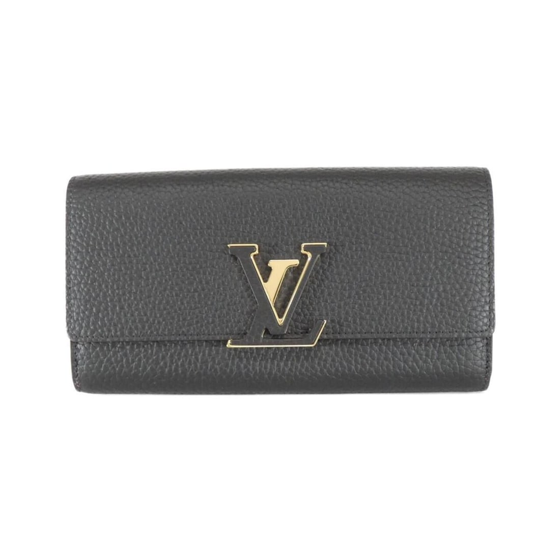 Louis Vuitton Taurillon Portefeuille Capucines M61248 Wallet: --- Catalog ---Category: SizeSize (HxWxD): 11cm x 20cm x 3cm / 4.33'' x 7.87'' x 1.18''Category: DesignType: Long wallet (bi-fold)Color: BlackGender: WomenMaterial: Leather Leather/Fur Type: Calf leat