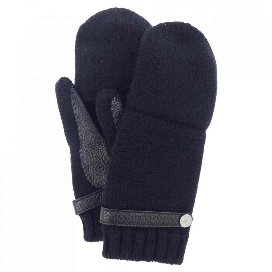 Hermes BOLTIMORE Clou de Selle H202048G Gloves: --- Catalog ---Category: SizeSize: MHand Width: 15cm / 5.9''Total Length: 23.5cm / 9.25''Category: DesignType: Warm glovesColor: BlackGender: WomenMaterial: Cashmere Category: GeneralMPN: H202048GBran